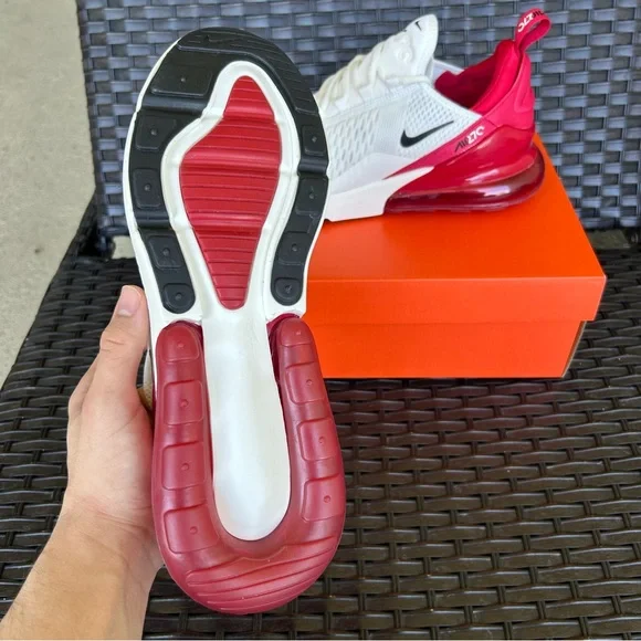 NIKE AIR MAX 270 SAIL GYM RED - WOMENS 11 / MENS 9.5 - Picture 5 of 5